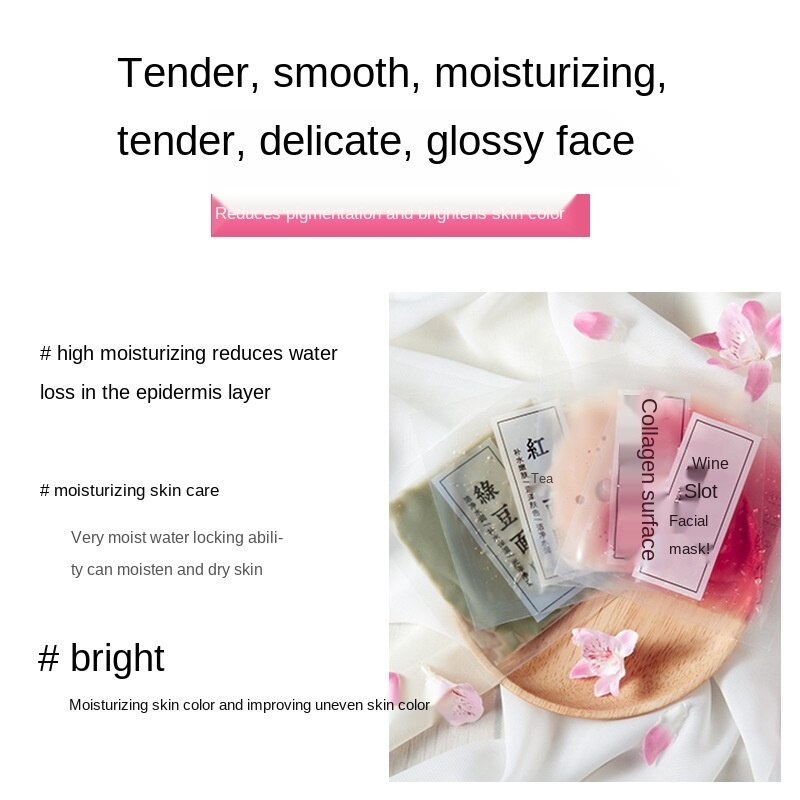 Mặt nạ Collagen dưỡng ẩm làm sáng da chống nứt nẻ Ven Zen