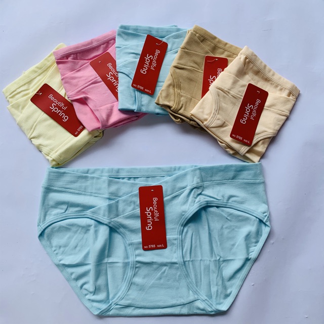Quần lót bầu thun coton cạp chéo sexy gợi cảm túi zip cao cấp mặc trong váy dễ thương QL9005