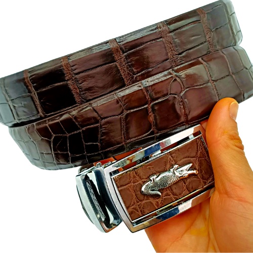 Thắt lưng nam cao cấp, dây lưng da nam, thắt lưng cá sấu, dây lưng cá sấu da bụng dây nối.