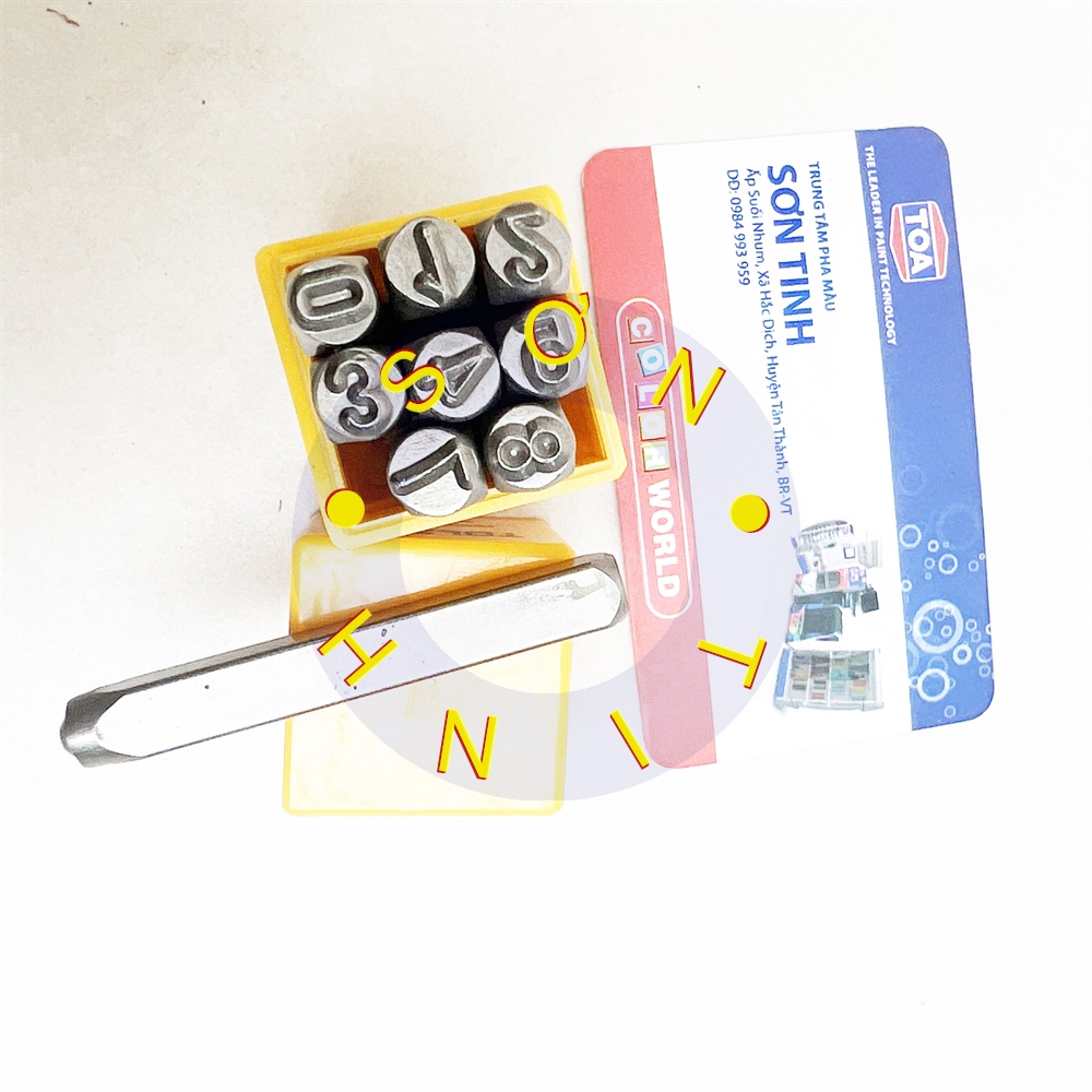 Đóng số 9 cây 6mm tolsen 25097