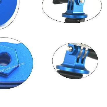 ◌ Đế Gắn Máy Ảnh Bằng Nhôm Nhiều Màu Cho GoPro / SJCAM / Xiaomi Yi Đen ♜ | BigBuy360 - bigbuy360.vn