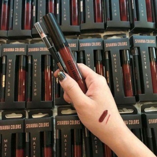 💋Set Son Sivanna Colors Matte Lips HF7004 (tặng chì kẻ môi cùng màu)