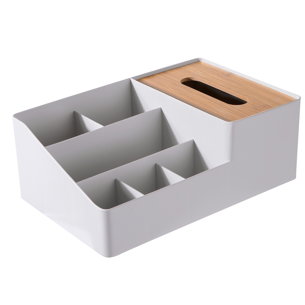 A - LIFE Giá Đỡ Khăn Giấy Bằng Gỗ Tre Đa Năng Có Thể Tháo Rời Tiện Dụng