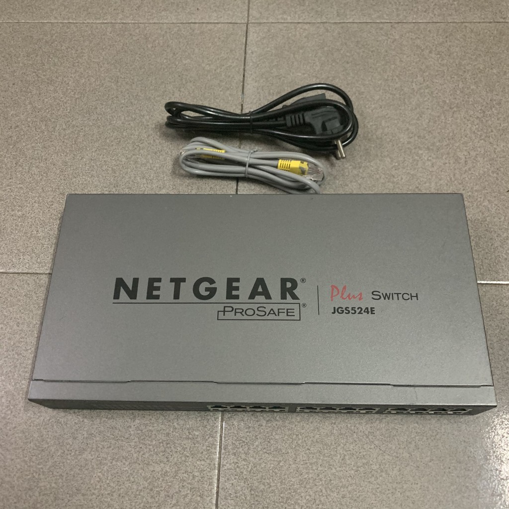 Bộ chia mạng gigabit Netgear JGS524E đẹp ( qua sử dụng )