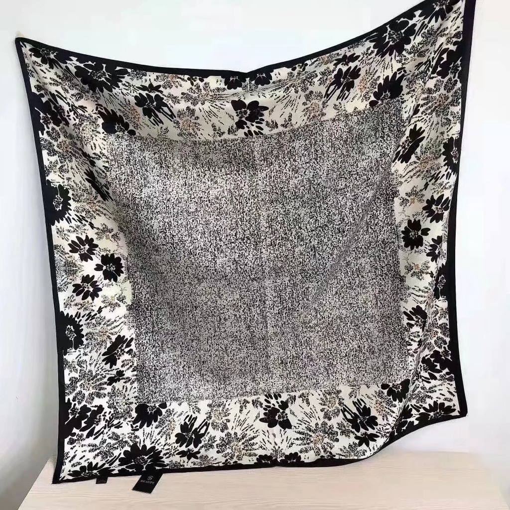 Khăn Turban Vuông 90x90cm In Họa Tiết Thời Trang WJ1006-216