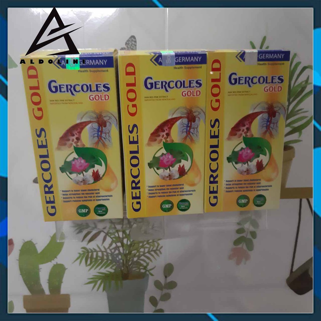 VIÊN UỐNG GERCOLES GOLD - Hỗ Trợ Hạ Mỡ Máu Giảm Nguy Cơ Xơ Vữa Ổn Định Huyết Áp- CHÍNH HÃNG HỘP 30 VIÊN