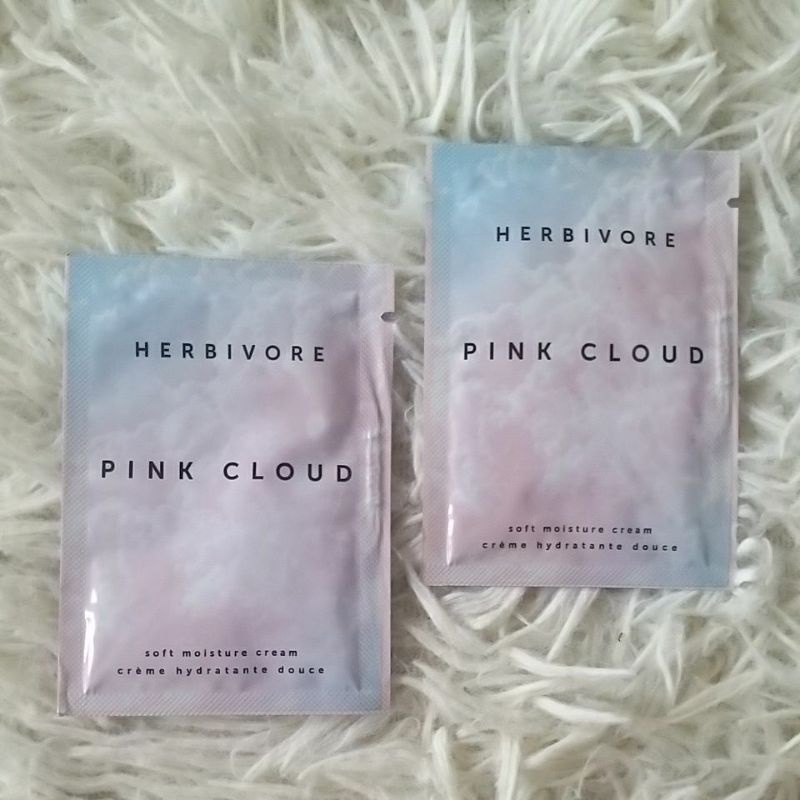 Sample/ mẫu thử kem dưỡng da căng mọng Herbivore Pink Cloud Rose Water Moisture Creme