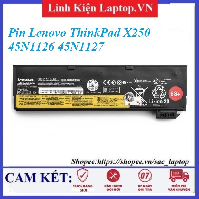⚡️Pin laptop Lenovo ThinkPad X250 45N1126 45N1127