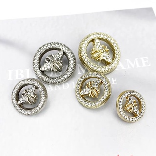 10 cái / lốc Handmade DIY Nút rhinestone cho quần áo Thời trang được nút áo Blouse Nguồn cung cấp thủ công Đồ ăn nhẹ sang trọng cho nút áo khoác quần áo