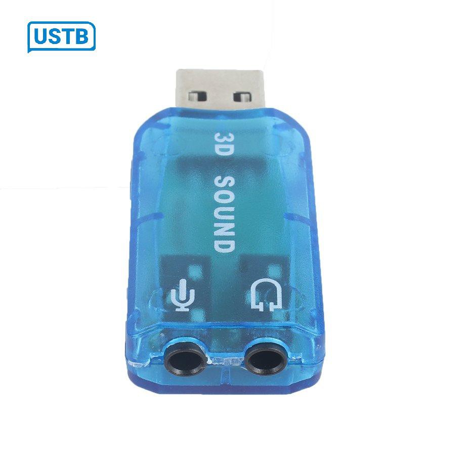 Card Âm Thanh Usb 1.1 7.1 Ch 3d Cho Máy Tính