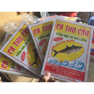 CÁ THU CÂU TẨM GIA VỊ ĂN LIỀN ( ĐƯỜNG KÍNH 16-20CM 1 MIẾNG, HỘP 4 MIẾNG)