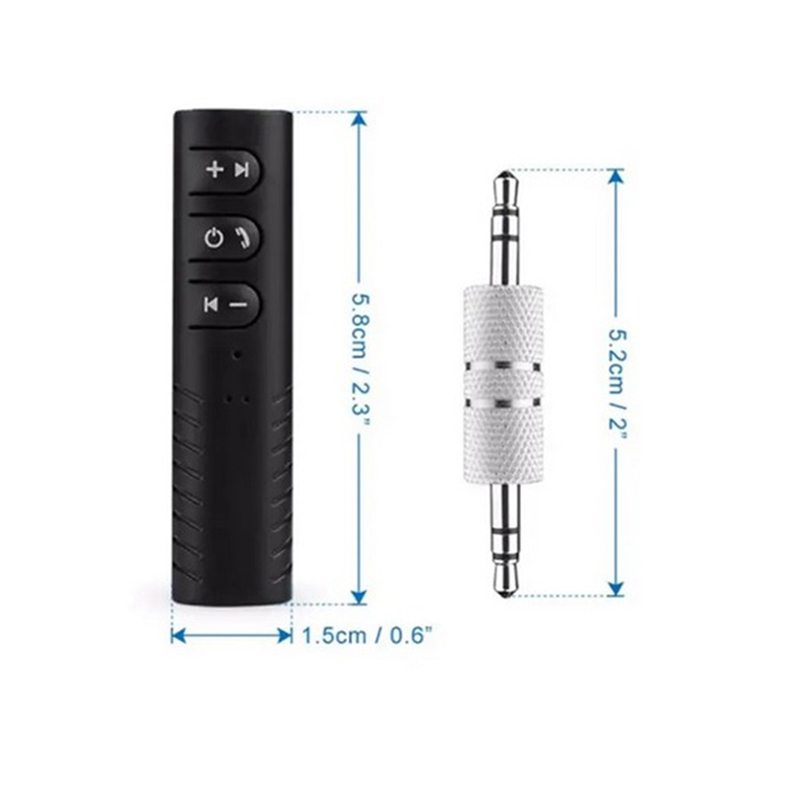 Thiết Bị Nhận Tín Hiệu Âm Thanh Bluetooth Không Dây Jack 3.5mm Cho Máy Nghe Nhạc Mp3 Trên Xe Hơi