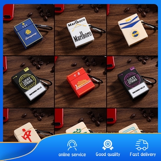 Vỏ Bảo Vệ Hộp Sạc Tai Nghe Airpods 1 / 2 Hình Hộp Thuốc Lá Ngộ Nghĩnh