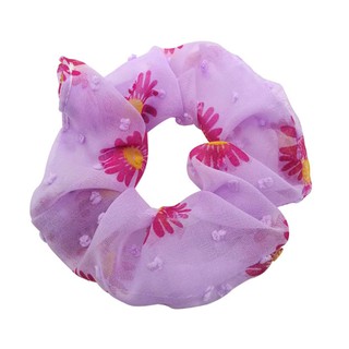 Scrunchies hoa cúc nhiều màu (dây buộc tóc vải hót trend)