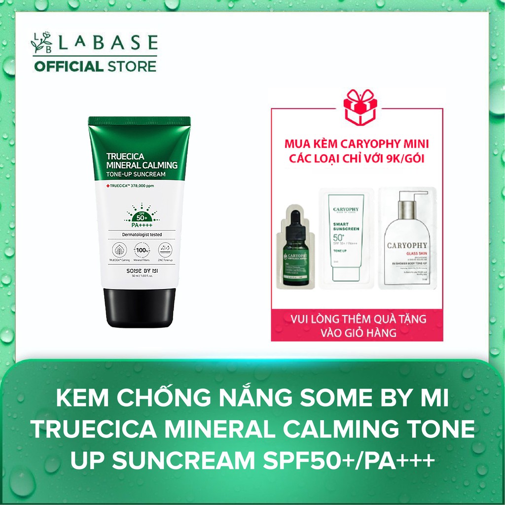 Kem Chống Nắng Some By Mi Truecica Mineral 100 Calming Tone Up Suncream 50PA++++ 50 - Hàng Bán Nhập Khẩu