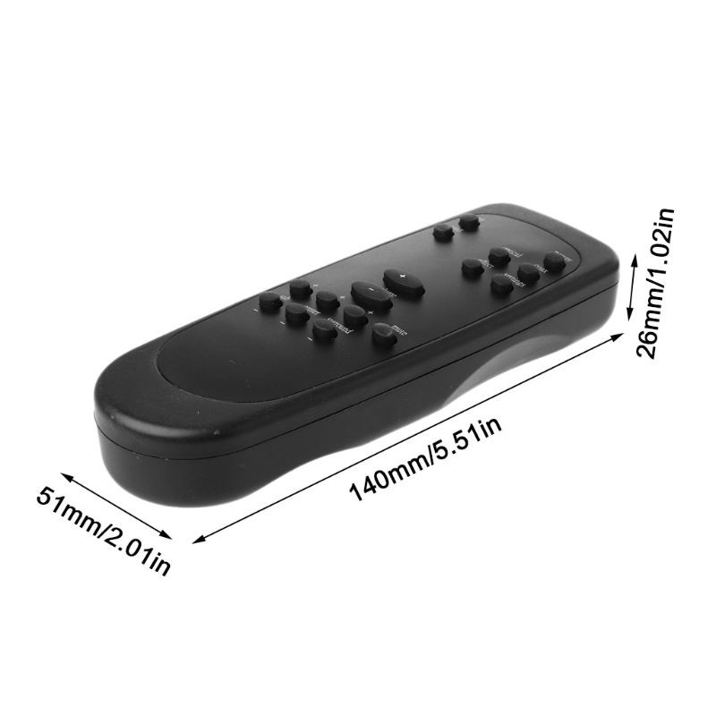 Wili❃ Black Plastic Remote Control Controller Replacement for Logitech Z5500 Z-5500 Z5450 Z-5450 Z680 Z-680 Computer System Speaker Accessories