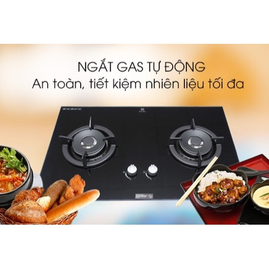 Bếp gas âm Electrolux EGT7627CK Chính Hãng Mới 100% +Tặng dây gas- Bảo Hành 12 tháng