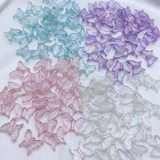 [ FREESHIP] Set 10 charm b.ướm xỏ lỗ làm đồ handmade, keyring