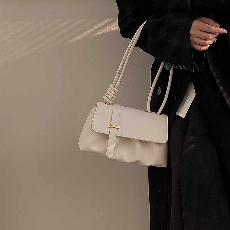 Túi đeo dưới cánh tay Hình Vuông Nhỏ Gấp Gọn Linh Hoạt Thời Trang Mới 2021 Cho Nữ