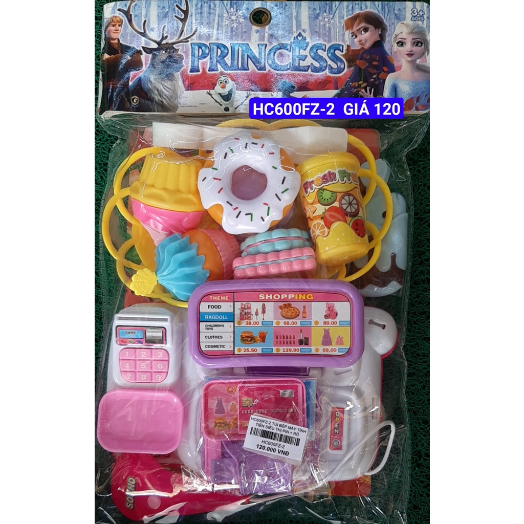 Đồ chơi bé gái - Túi chơi đồ hàng các loại