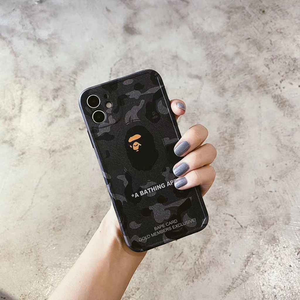 Ốp điện thoại TPU in họa tiết đầu khỉ thời trang cho IPHONE 7 8 X XS XR XSMAX 11 PRO PROMAX | BigBuy360 - bigbuy360.vn