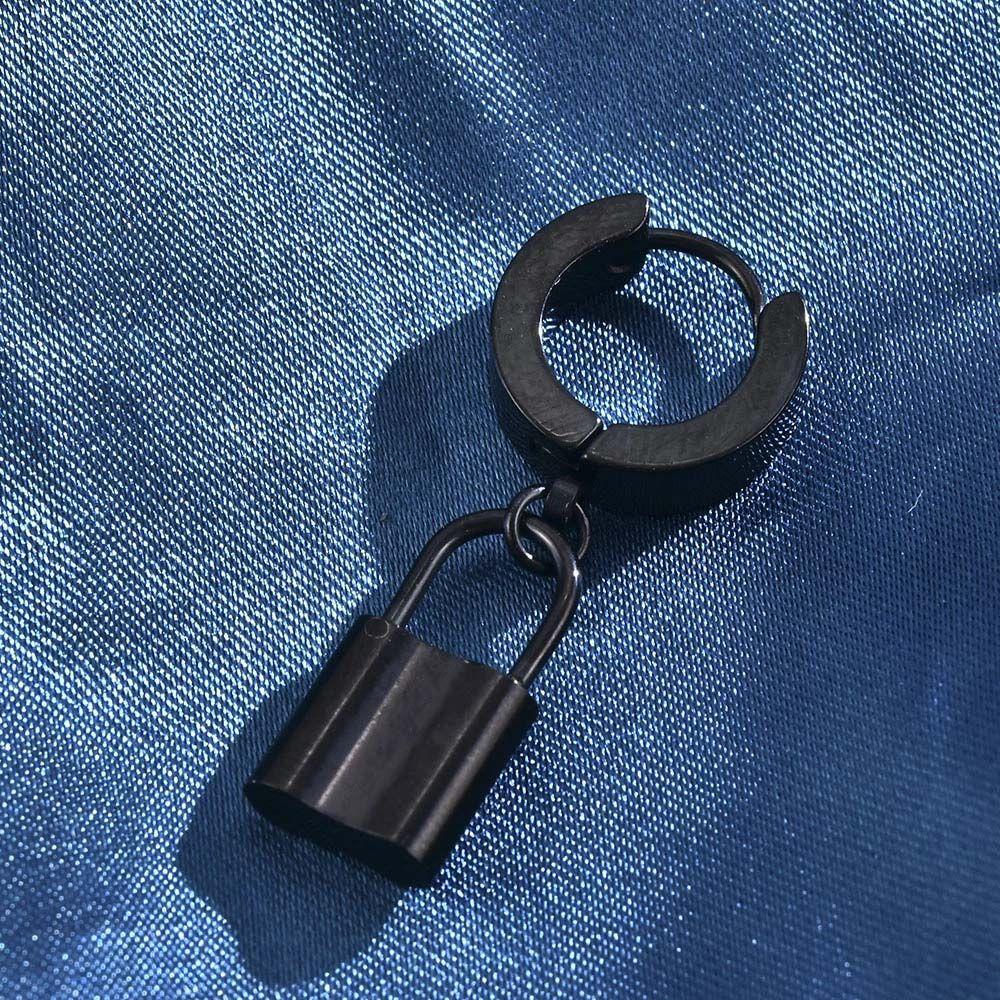 Khuyên Tai Dạng Vòng Phối Tua Rua Hình Rắn Bằng Thép Không Gỉ Phong Cách Hip Hop Thanh Lịch Dành Cho Bạn Nữ