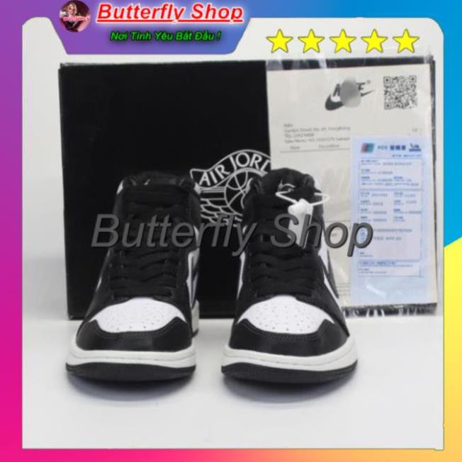 [XẢ KHO 1 NGÀY] 🔥giày thể thao sneaker 🔥Air Jordan panda JD cao đen trắng cao cấp full  box