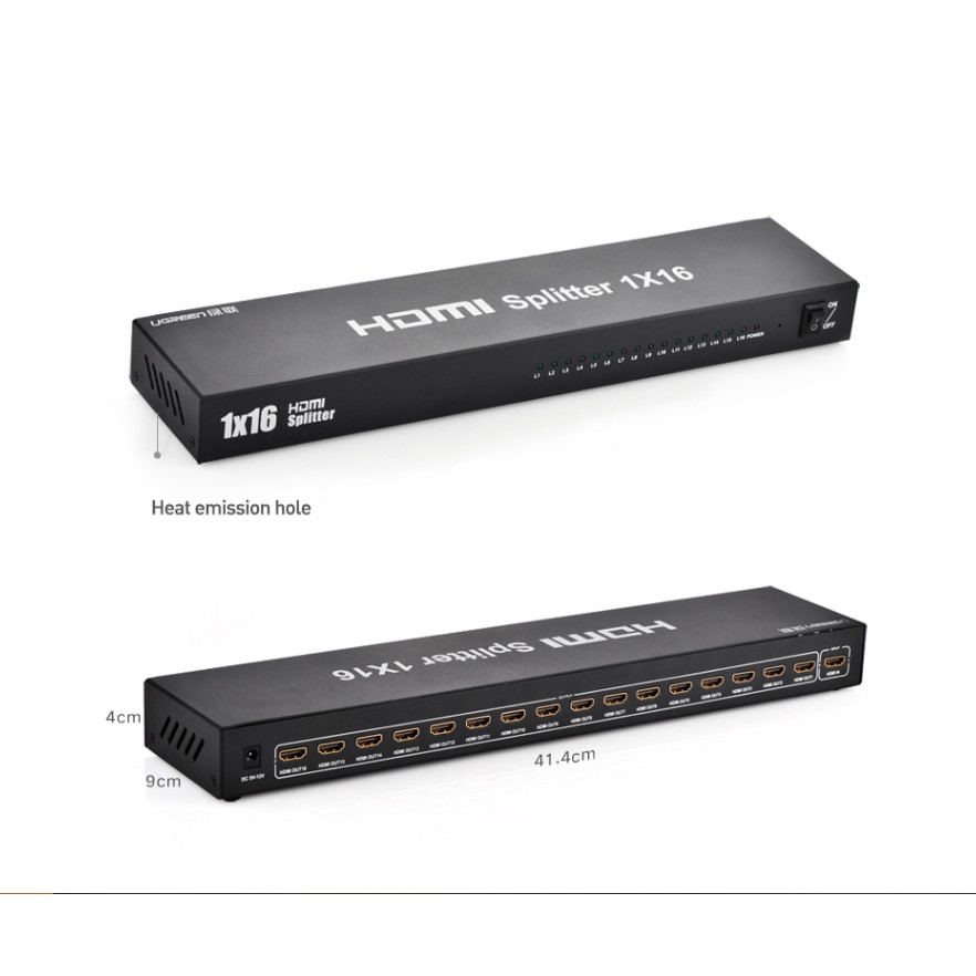 Bộ chia HDMI 1 ra 16 cổng UGREEN 40218