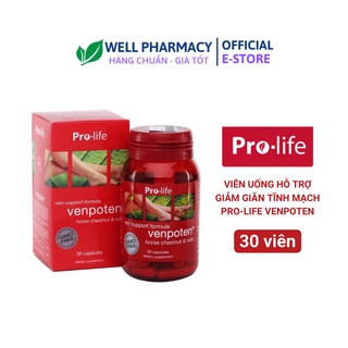 VENPOTEN-VIÊN UỐNG GIẢM GIÃN TĨNH MẠCH LỌ 30 viên