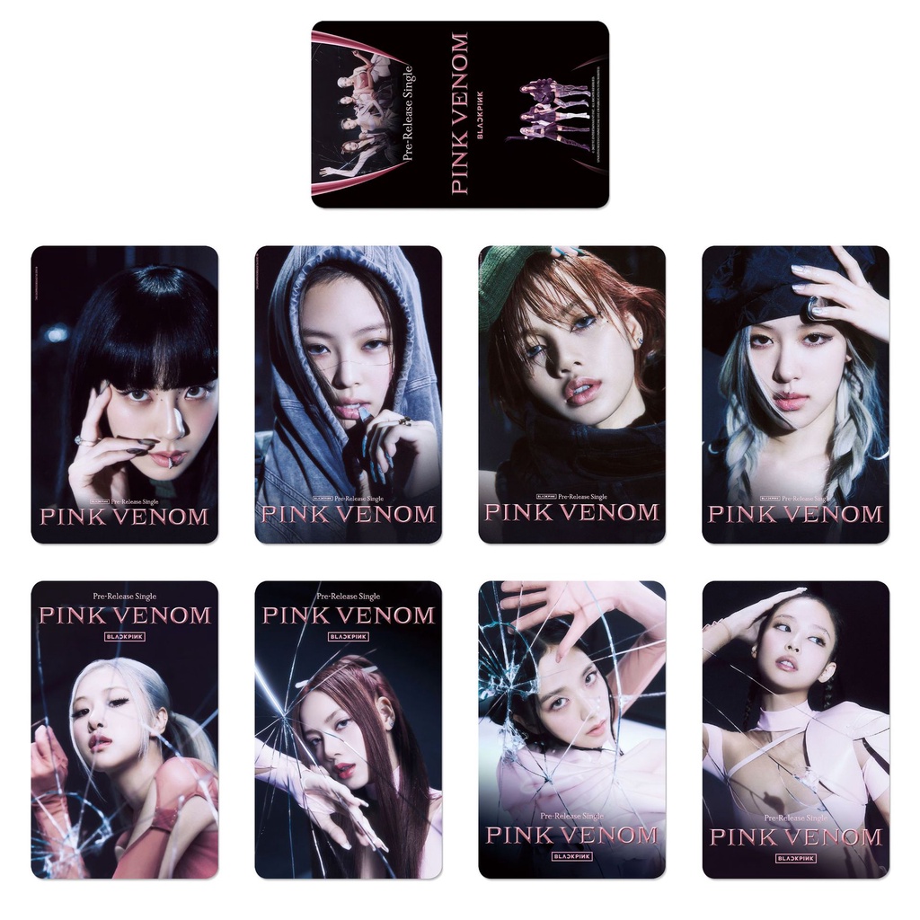 Bộ Sưu Tập Thẻ Ảnh Nhóm Nhạc Blackpink JISOO ROSE