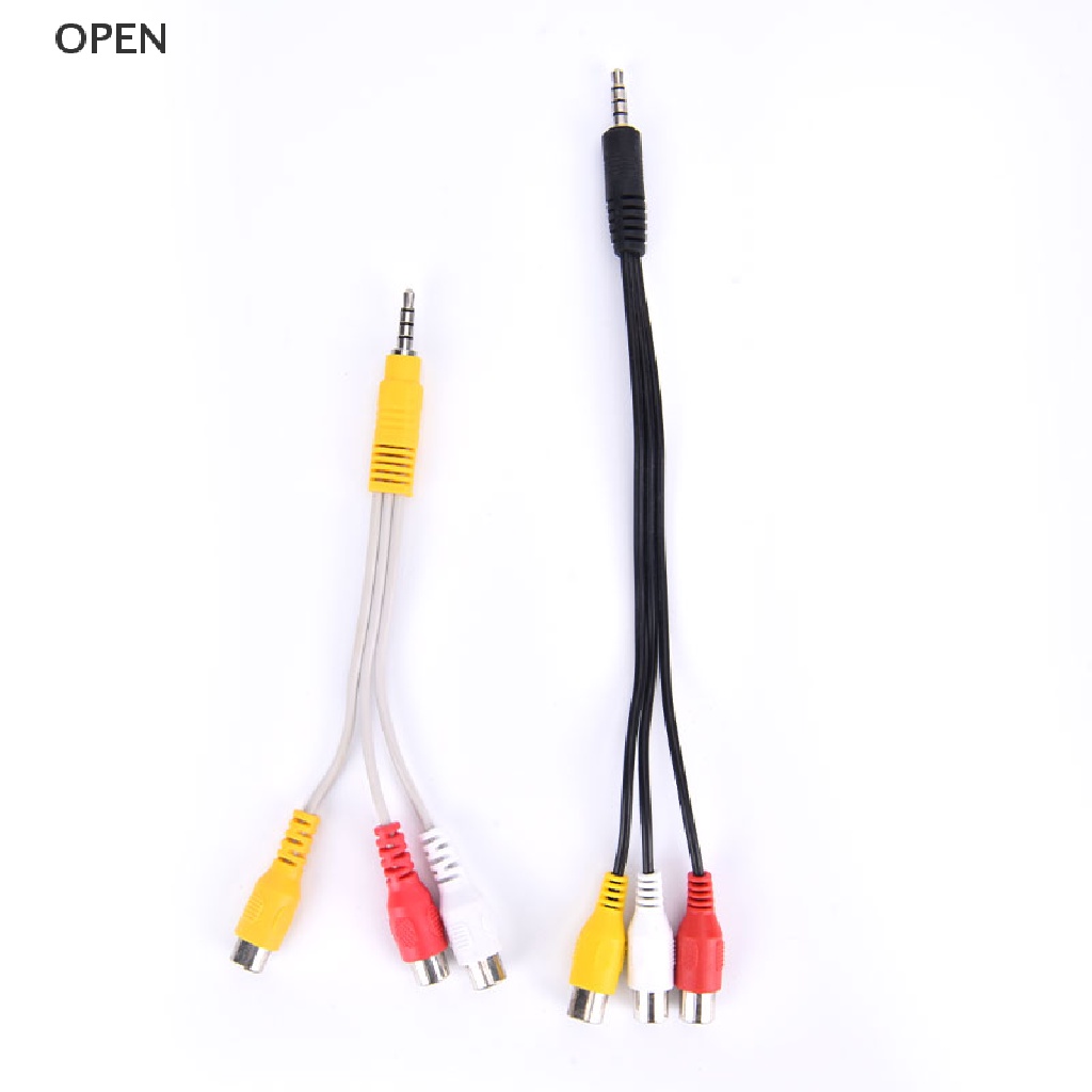 Cáp Chuyển Đổi Âm Thanh 3.5mm AV Male Sang 3RCA Female