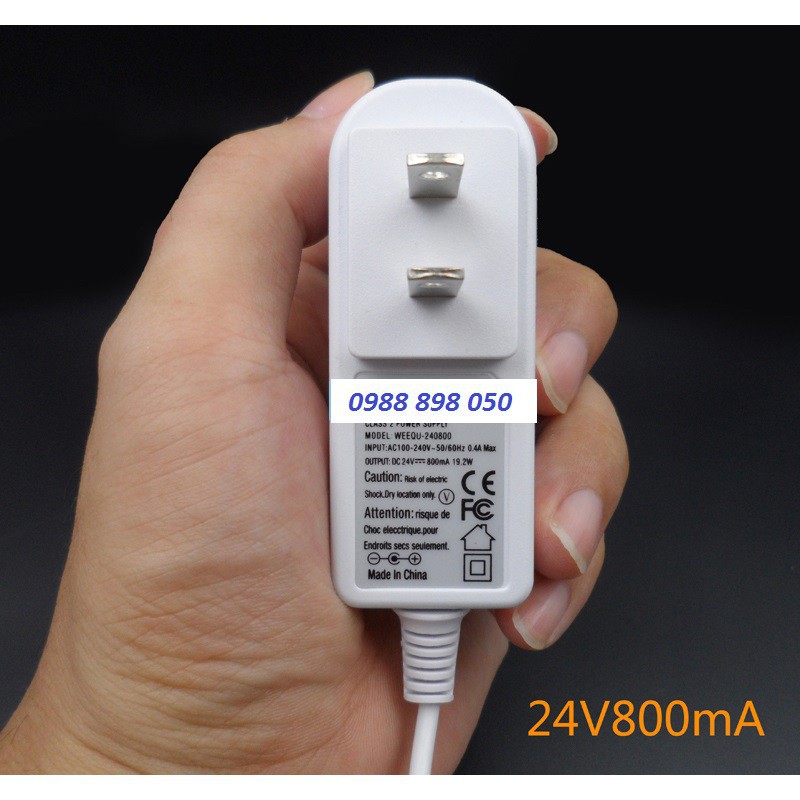 BÁN ADAPTER NGUỒN 24V 0.8A 800MA LOẠI XỊN LỖI ĐỔI MỚI