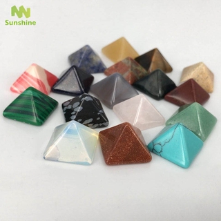 Bộ 7 Viên Đá Pha Lê Hình Kim Tự Tháp Độc Đáo