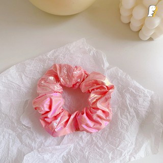 [Hàng có sẵn] Scrunchies thun cột vải dù Hologram