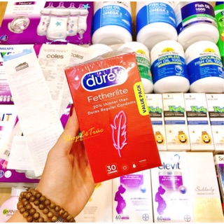✍ |fullbill| - bao cao su durex 💯 chính hãng úc / hộp 30 cái