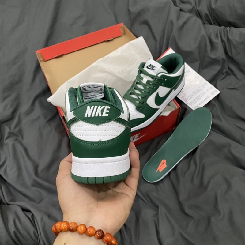 GIÀY SB DUNK LOW GREEN WHITE LAI AU