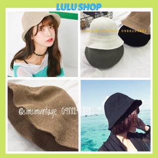 [ CÓ SẴN]- Mũ Bucket đẹp vành thẳng Ulzzang