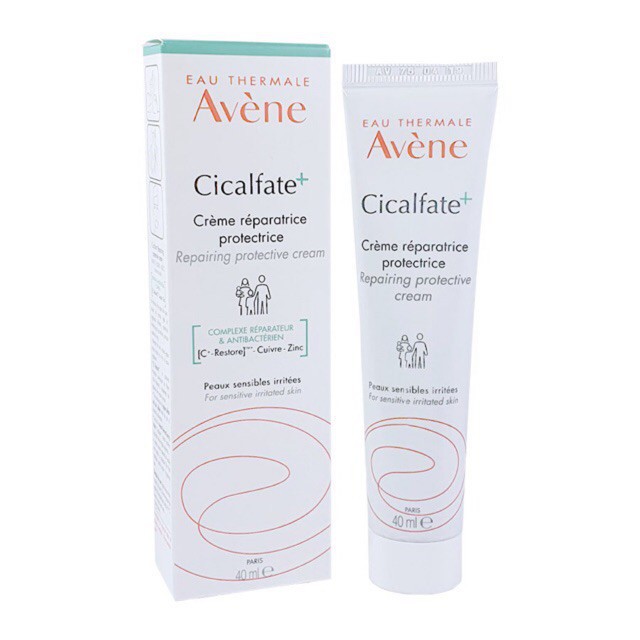 Kem dưỡng liền sẹo, phục hồi da Avene Cicalfate+ Repairing Protective Cream 40ml - Chip Skincare