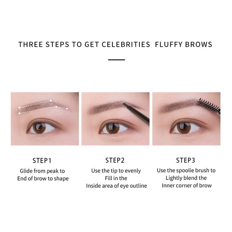 Bút chì kẻ lông mày UNNY CLUB tự nhiên lâu trôi đa năng cao cấp cho nữ