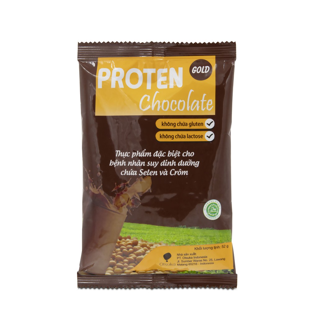 Thực phẩm dinh dưỡng y học 100% đậu nành Protein Gold hương Chocolate