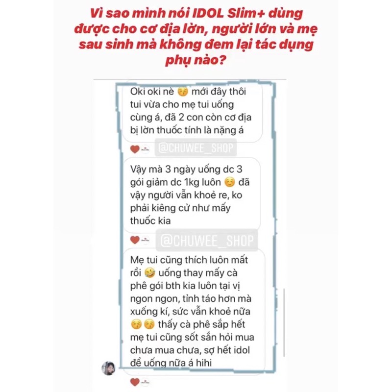 [CHÍNH HÃNG] IDOL Slim+ Coffee giảm cân - Cà Phê Giảm Cân Thái Lan - Chuwee Shop | BigBuy360 - bigbuy360.vn