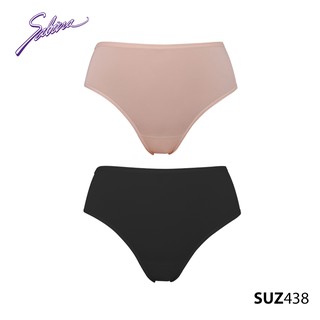 Quần Lót Lưng Vừa Cạp Cao Màu Đen Hoặc Da Panty Zone By Sabina SUZ438