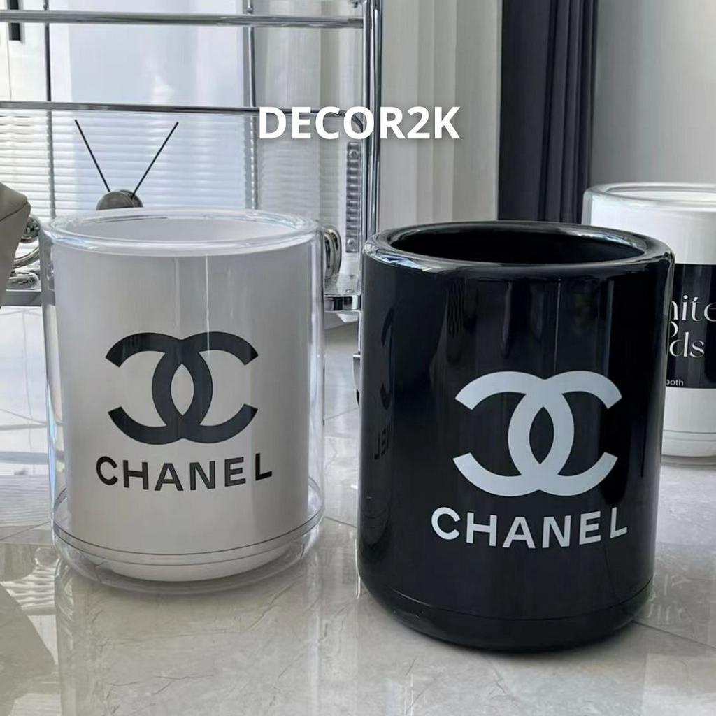 Thùng Nhựa Đa Năng Nhiều Mẫu Logo Chanel Sang Trọng Mẫu Úp Nhựa Trong Siêu Hot