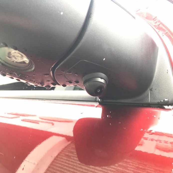 Bộ 3 camera tiến và 2 mắt cạp lề gương, lắp cho màn hình xe ô tô KIA. Thương hiệu cao cấp Phisung