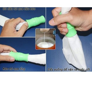 Túi lưới Lọc Nước Cốt Dừa / vắt rau má sinh tố đa dụng