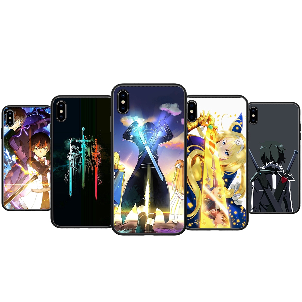 023 Anime Sword Art Online 2 iPhone 11Pro XS Max XR X 8 7 6 6S Plus Soft Case