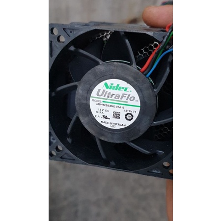 quạt turbo 8cm siêu mạnh. 12v 12A và 14A max, quạt đôi