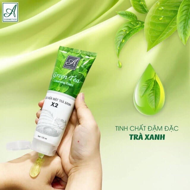 Sữa Rửa Mặt Trà Xanh X2 - Green Tea Acosmetics | BigBuy360 - bigbuy360.vn