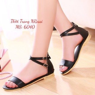  ❤FREESHIP❤ Giày sandal đế bằng nữ big size 40 41 42 43 44 