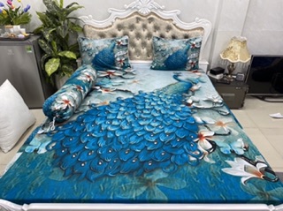 Drap thun lạnh 5D cao cấp mẫu công